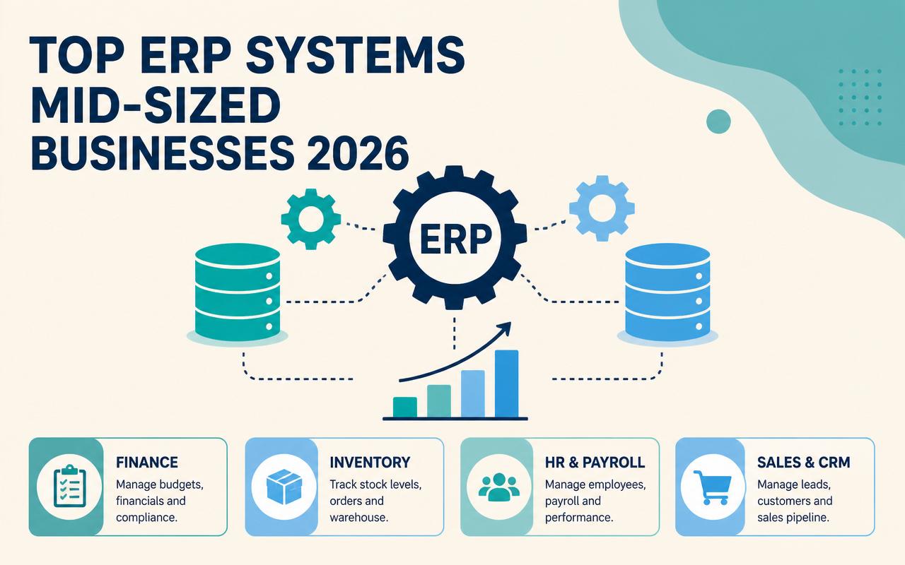 Top ERP Systems for Mid-Sized Businesses in 2026: A Practical Comparison